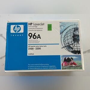 HP 96A (C4096A) Black Toner For HP LaserJet 2100 2200 - NEW/SEALED